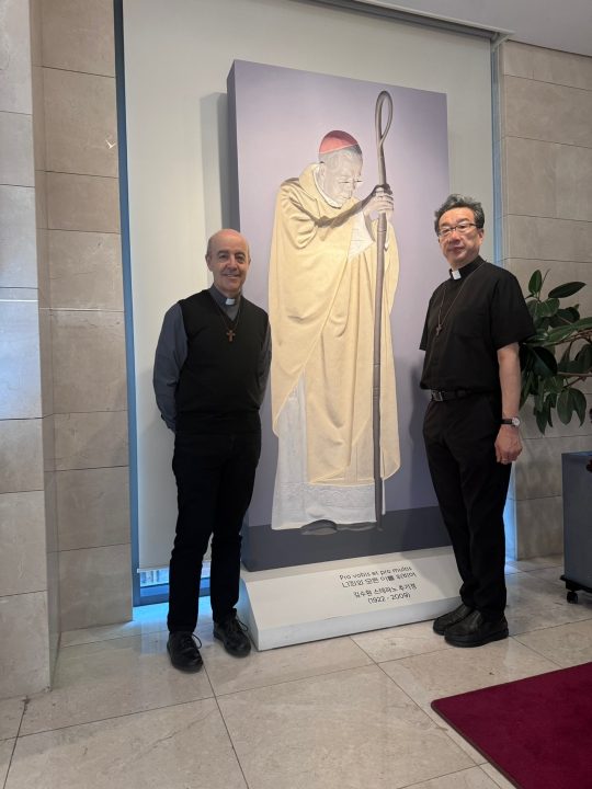 avec le cardinal Stéphane Kim