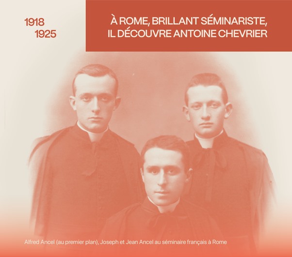 Alfred Ancel - Brillant séminariste