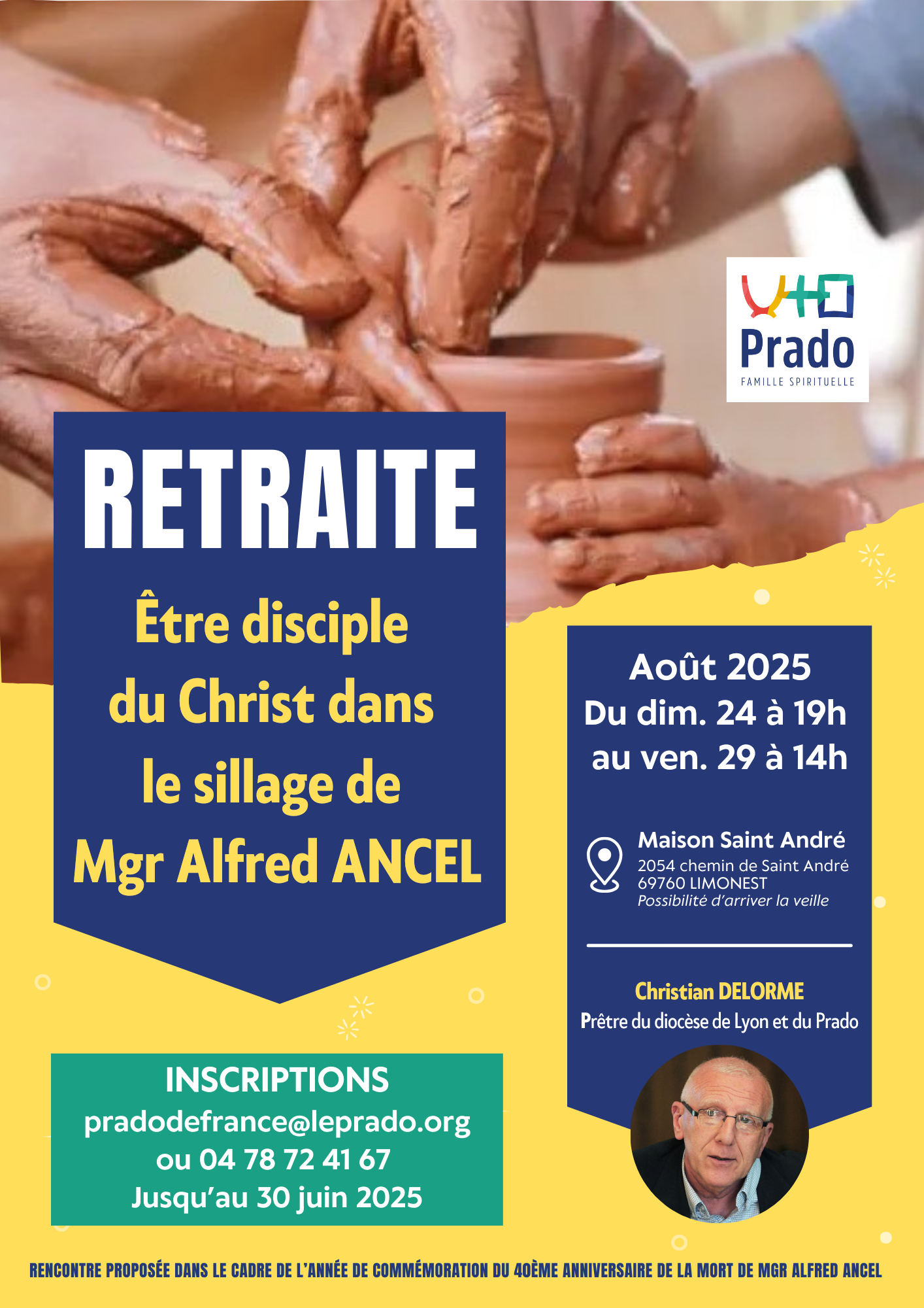Retraite : Être disciple du Christ dans le sillage de Mgr Alfred ANCEL