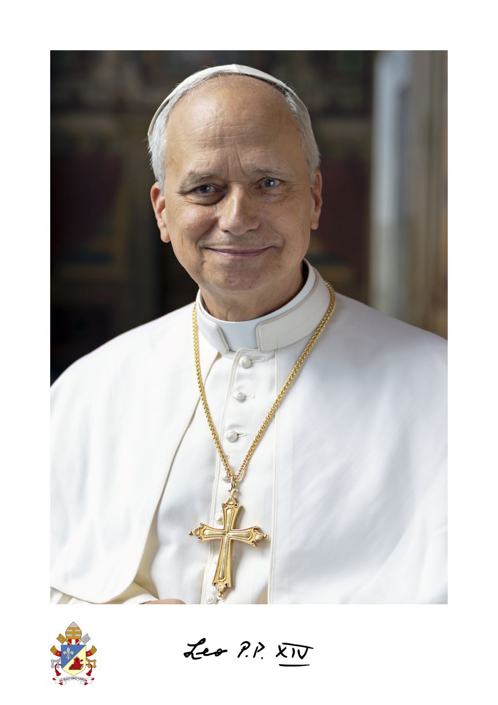 Photo officielle du Pape Léon XIV - Copyright VATICAN-MEDIA